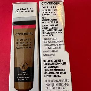 Set of 2 - Covergirl Outlast Extreme Wear Concealer NIB Warm Tawny # 872